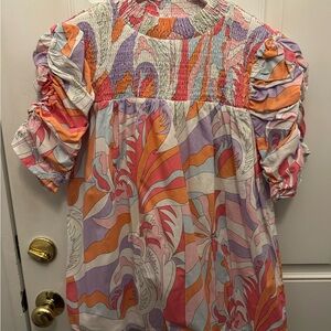 Luxe Multicolor Smocked Dress